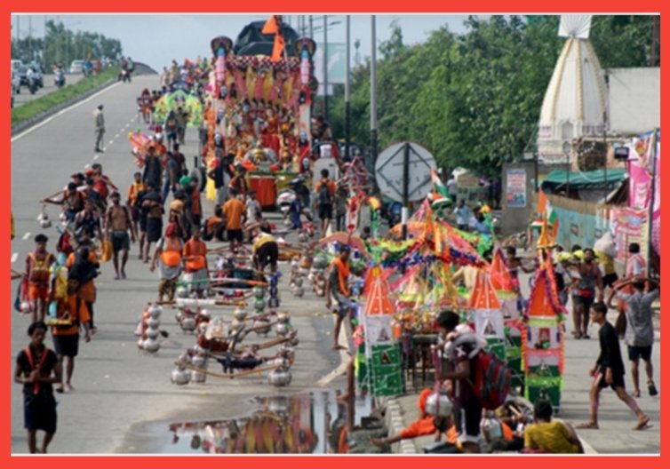 ಭಾರತದಾದ್ಯಂತ ಲಕ್ಷಾಂತರ ಶಿವ ಭಕ್ತರು ಜಲಾಭಿಷೇಕ ನಡೆಸುತ್ತಿದ್ದಂತೆ ಕನ್ವರ್ ಯಾತ್ರೆ ಅಂತಿಮ ಹಂತವನ್ನು ಪ್ರವೇಶಿಸಿದೆ