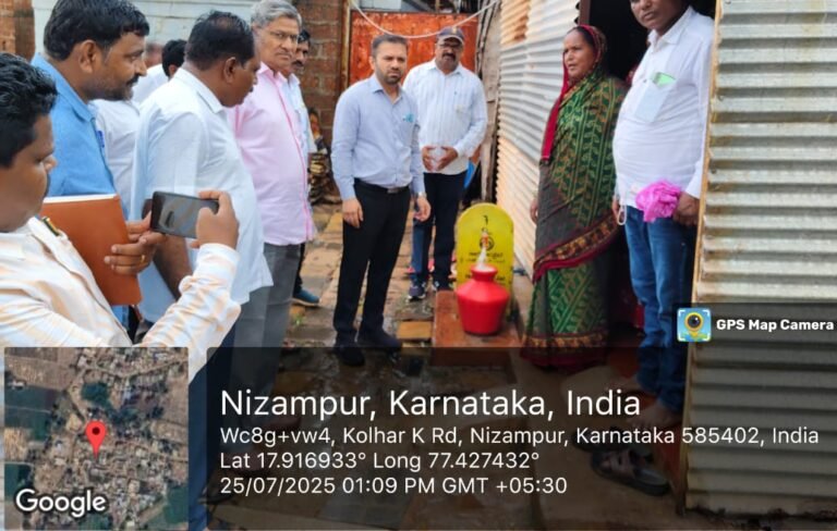 ಮುಖ್ಯ ಕಾರ್ಯನಿರ್ವಾಹಕ ಅಧಿಕಾರಿಗಳಿಂದ ಜಲ ಜೀವನ್ ಮಿಷನ್ ಕಾಮಗಾರಿಗಳ ಪರಿಶೀಲನೆ