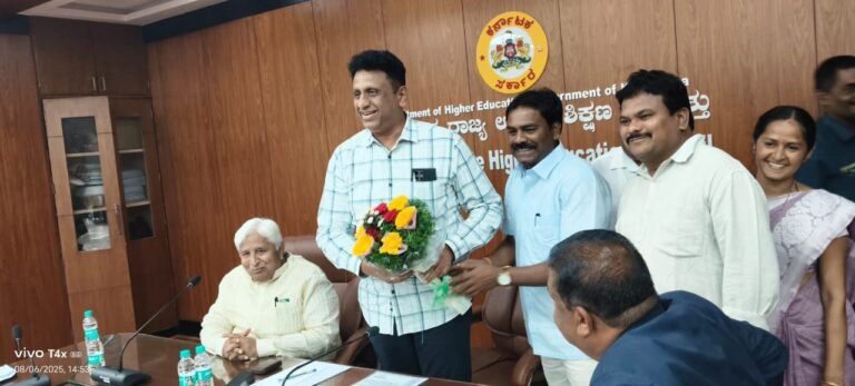 ಅತಿಥಿ ಉಪನ್ಯಾಸಕರ ಸೇವಾ ಭದ್ರತೆ&nbsp; ಸಲುವಾಗಿ ನಿರಂತರ ಪ್ರಯತ್ನ. ಡಾ. ಹನಮಂತ್ ಗೌಡಾ ಕಲ್ಮನಿ