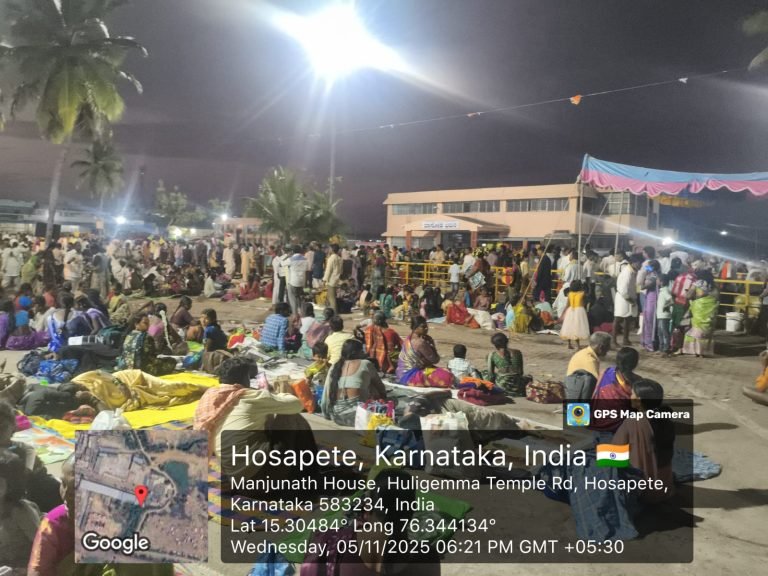 ಹುಲಿಗೆಮ್ಮ ದೇವಸ್ಥಾನದಲ್ಲಿ ಮಮತೆಯ ತೊಟ್ಟಿಲು ಸ್ಥಾಪನೆ